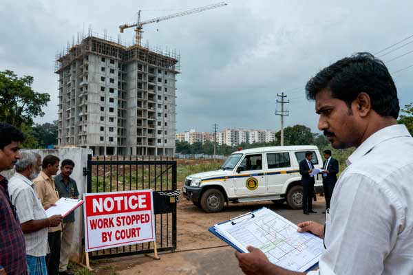 Bengaluru Court Halts Builder’s Project Over Activist’s Forgery Allegations on Land Documents