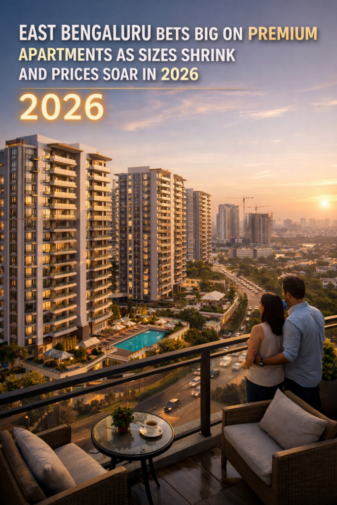 East Bengaluru Bets Big on Premium Apartments as Sizes Shrink and Prices Soar in 2026