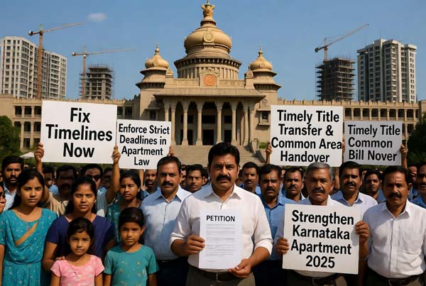 Homebuyers Urge Karnataka to Fix Timelines in New Apartment Law