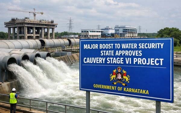 Major Boost to Water Security as State Approves Cauvery Stage VI Project