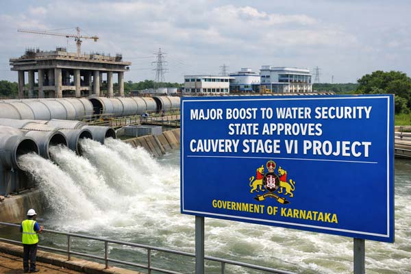 Major Boost to Water Security as State Approves Cauvery Stage VI Project